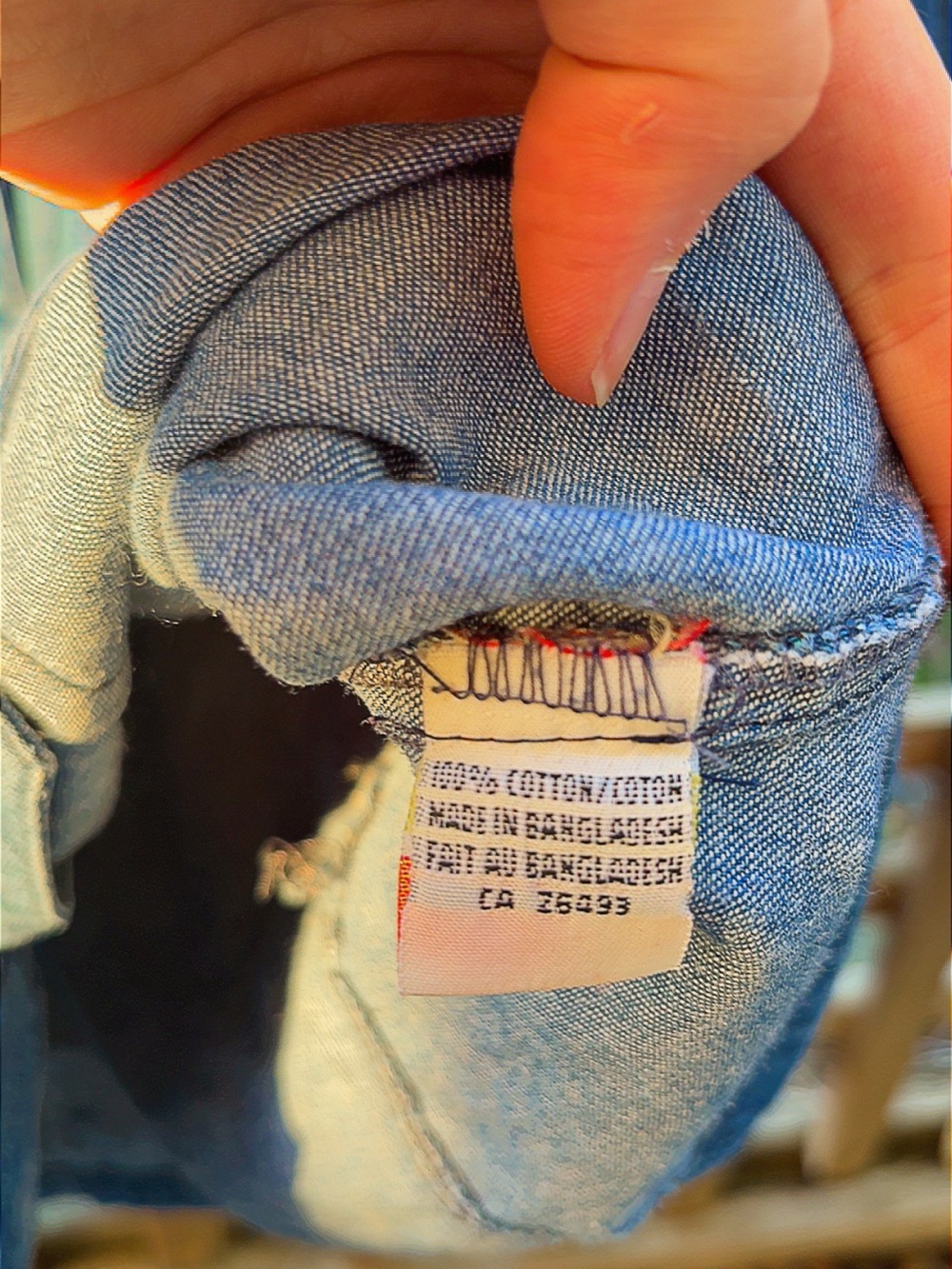Denim Top - Picture 5 of 5